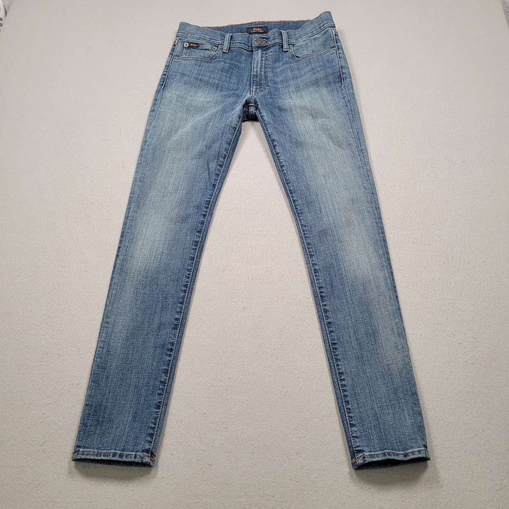 Polo Ralph Lauren The Tompkins Skinny Jeans Blue Denim 28